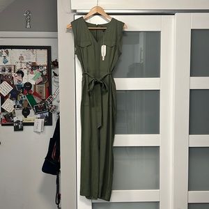 Banana Republic Army green jumpsuit